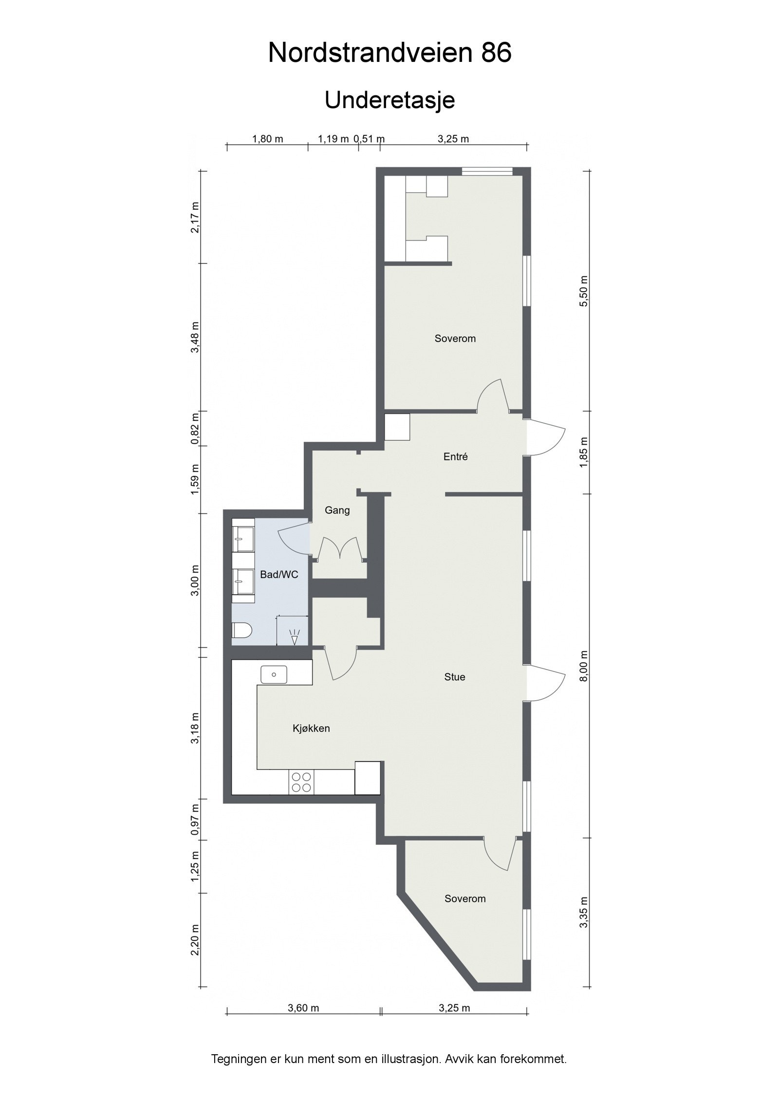 Planskisse. Galleribilde