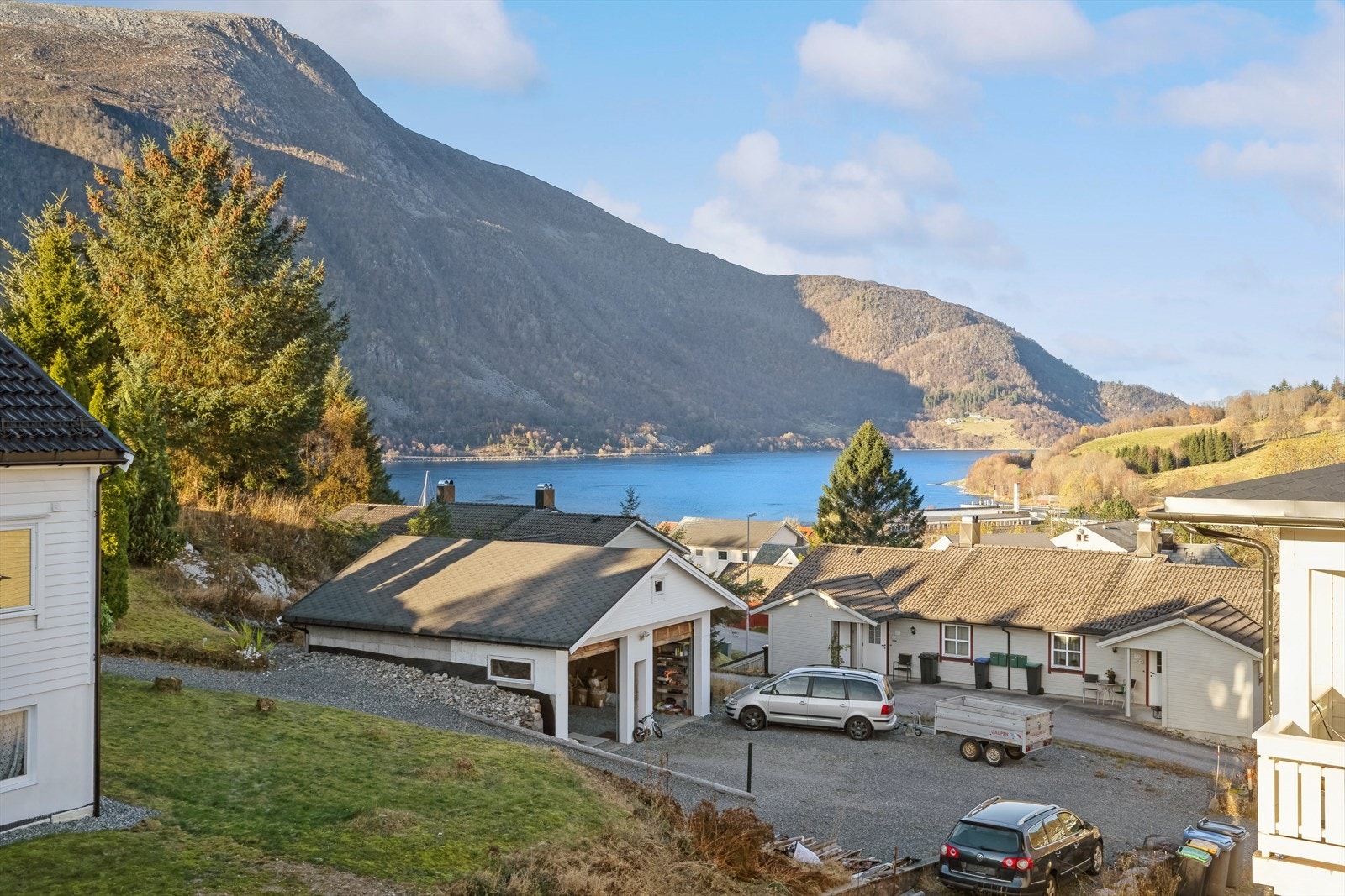 Fantastisk utsikt med gode solforhold Galleribilde