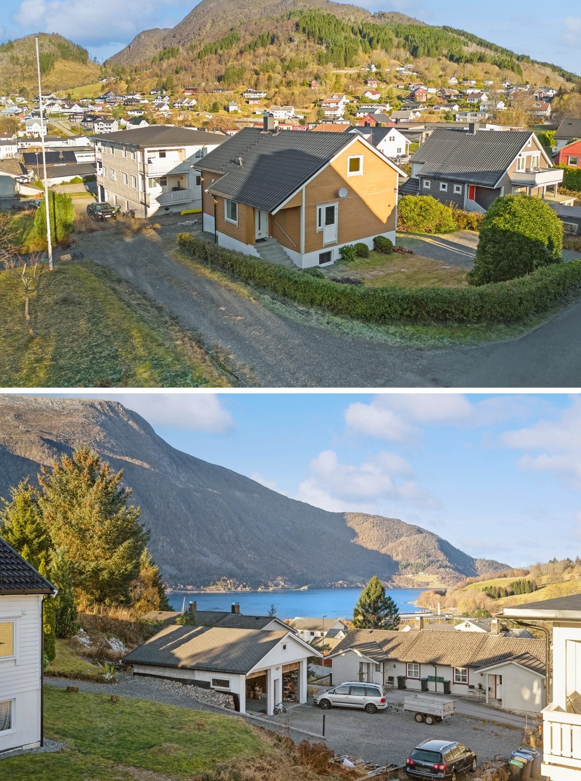 Enebolig med barnevennlig og sentral beliggenhet på Vatne. Galleribilde