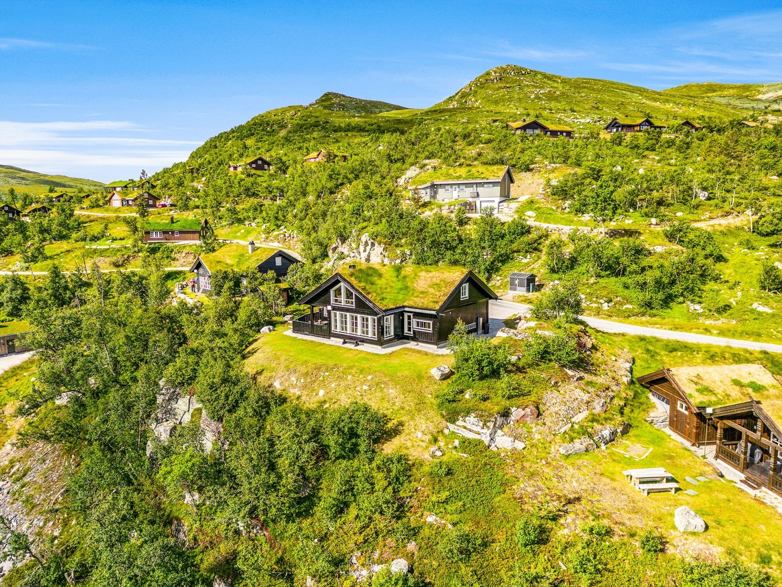 Det finnes en rekke turløyper med utgangspunkt fra hytta. Galleribilde