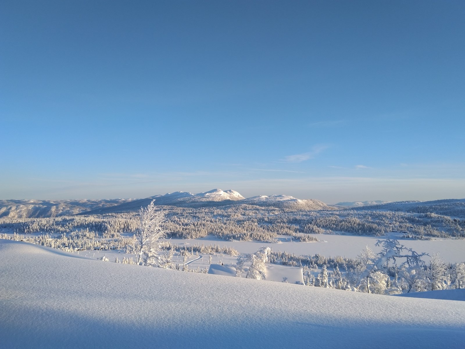 Fra hytta har man en fantastisk utsikt! Galleribilde