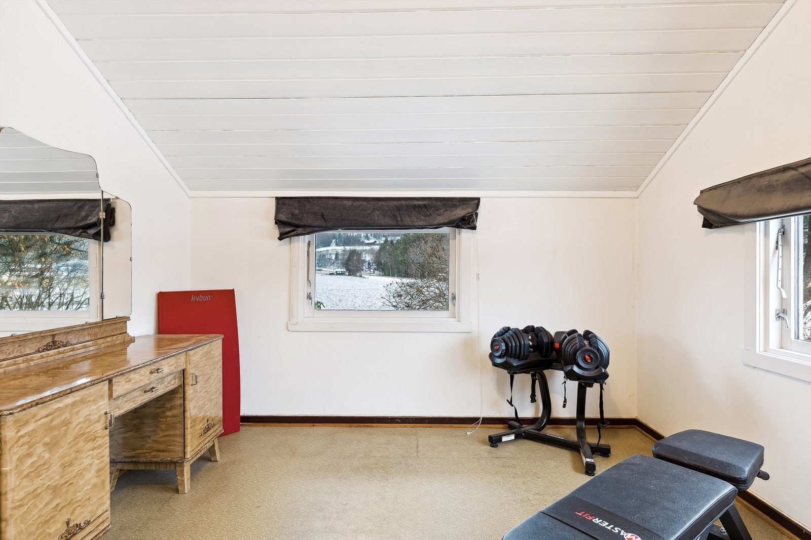 Soverom eller treningsrom? Bruksmulighetene er mange. Galleribilde