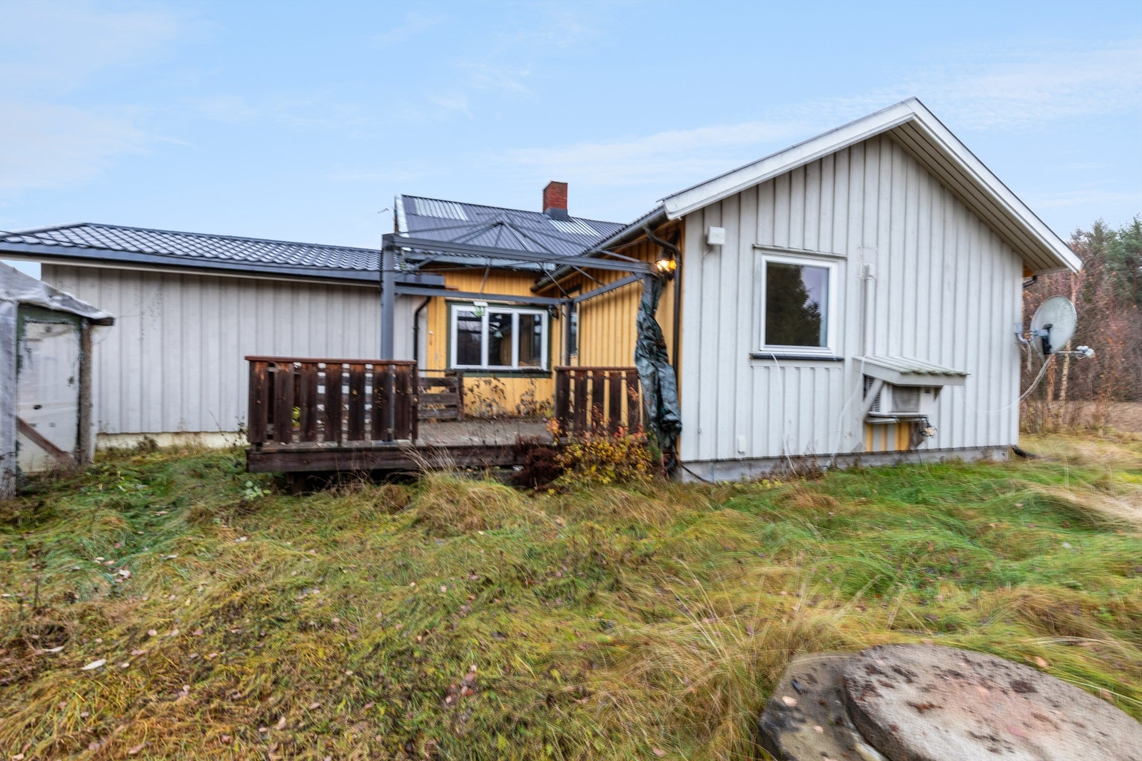 Terrassen med adkomst fra stuen. Galleribilde
