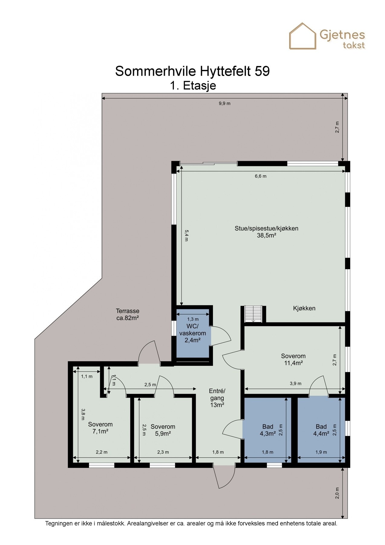 Planskisse Galleribilde