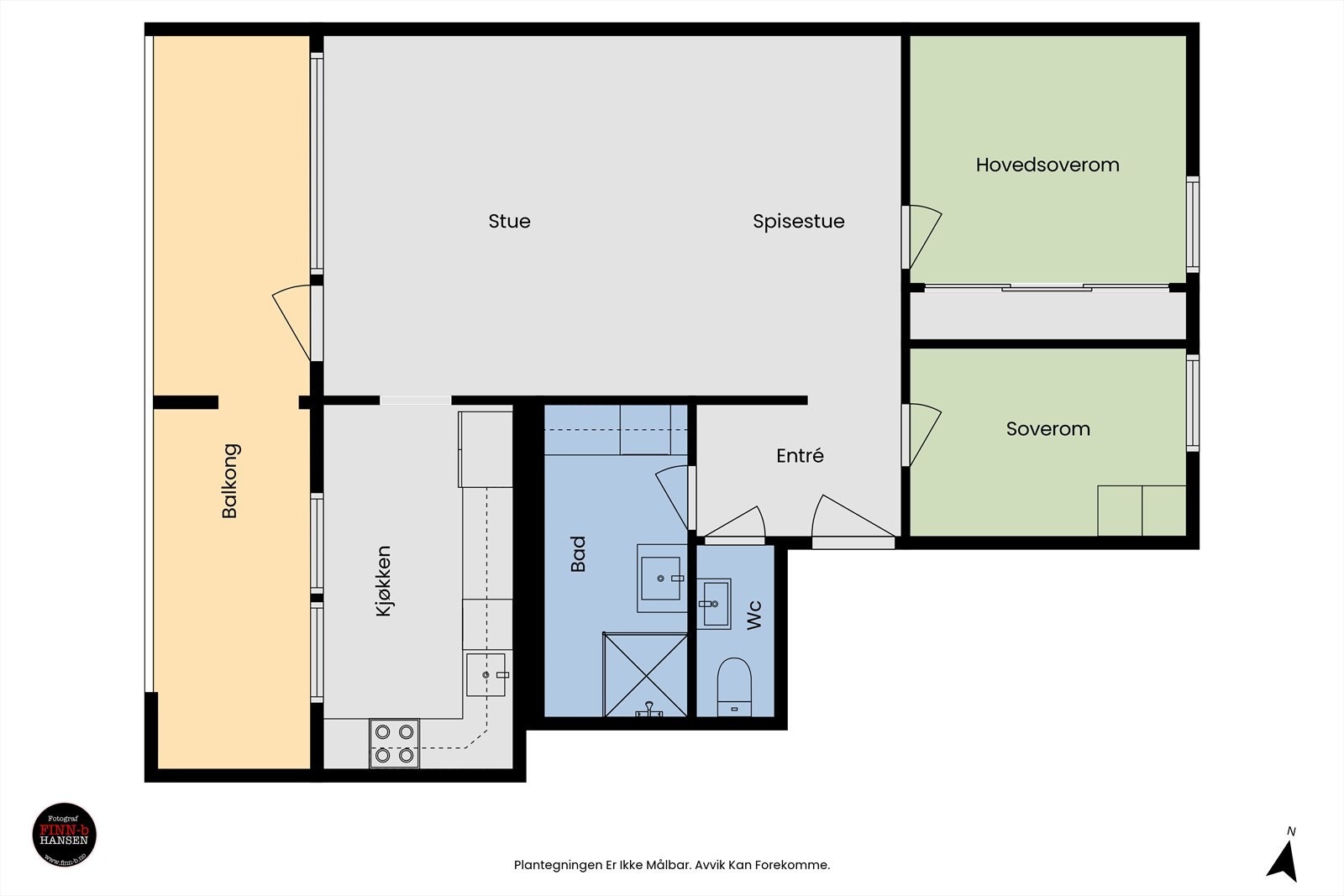 Plantegning Galleribilde