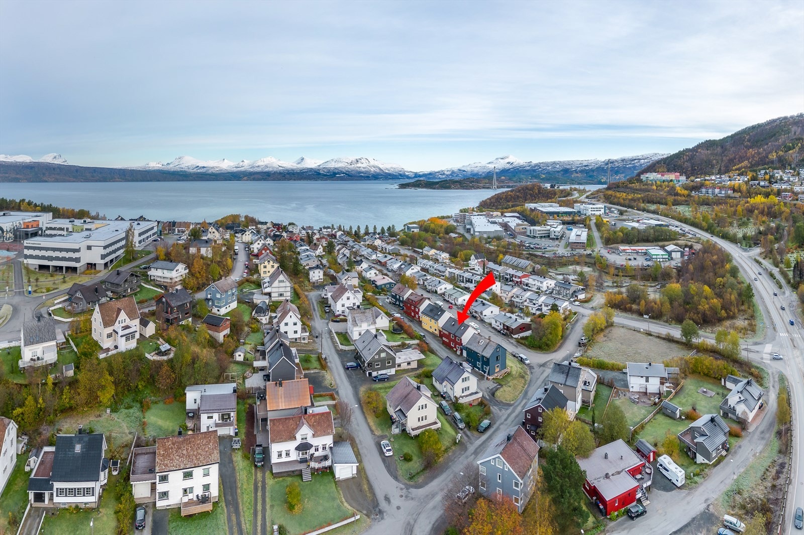 Det er kort vei til Narvik sentrum Galleribilde