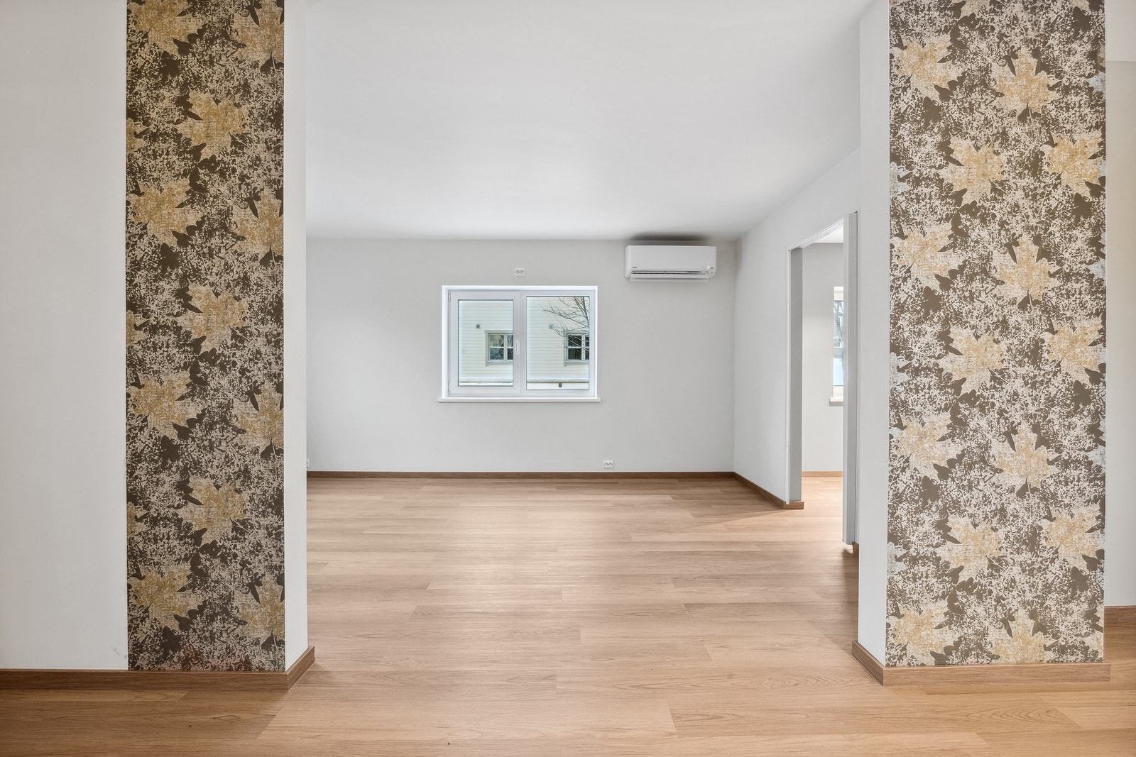 Det er montert varmepumpe i stuen Galleribilde