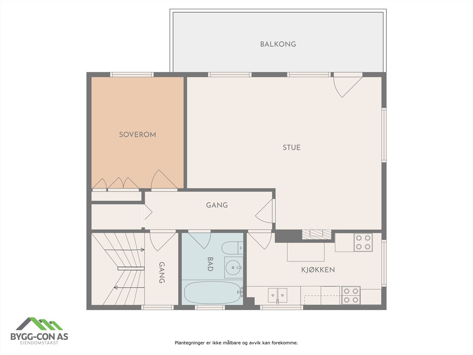 Plantegning 2.etasje Galleribilde
