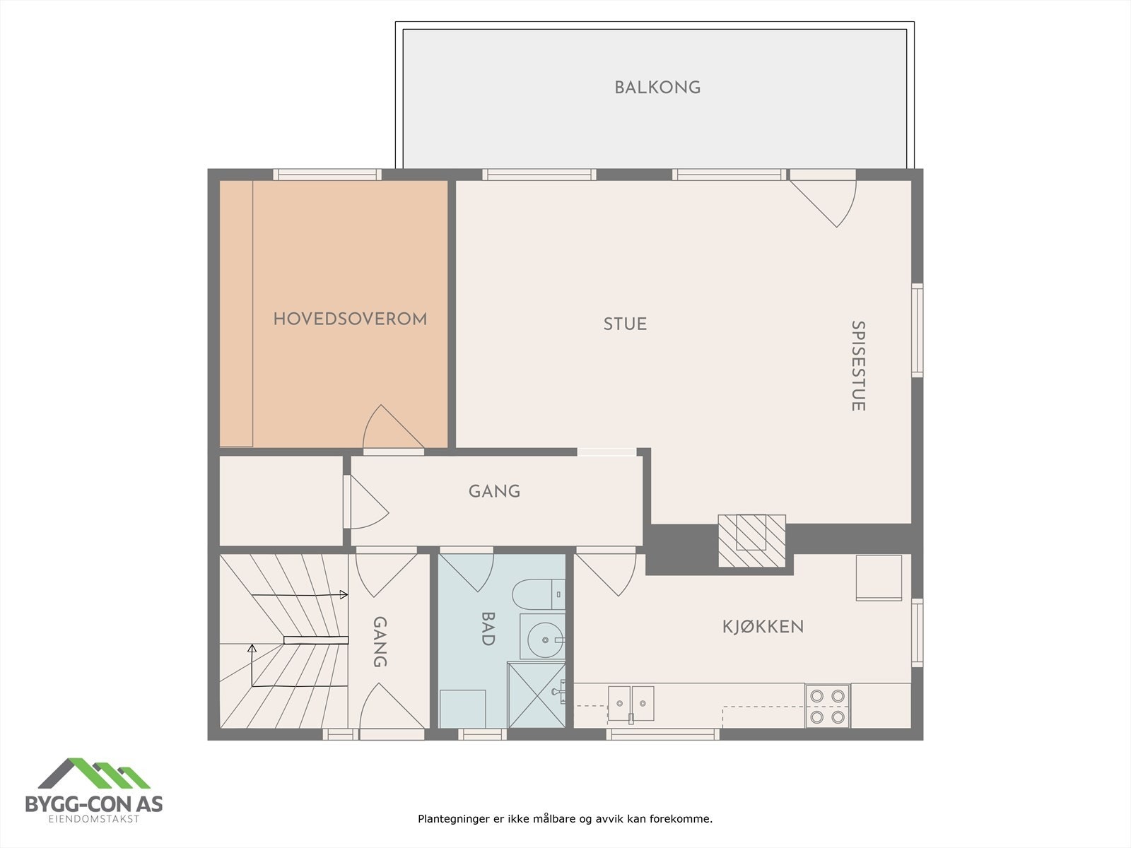 Plantegning 1.etasje. Galleribilde