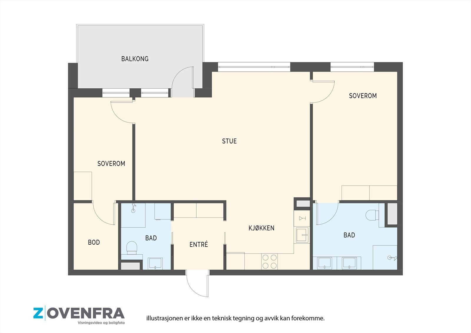 Plantegning Galleribilde