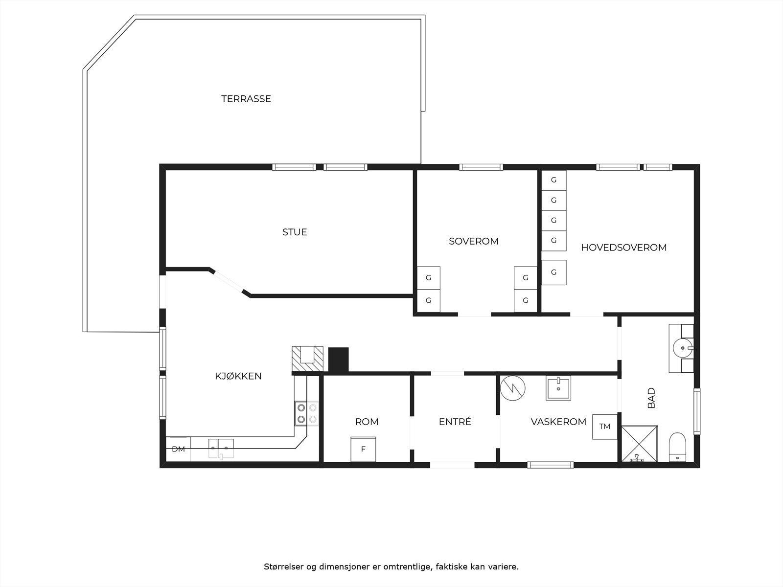 Plantegning Galleribilde