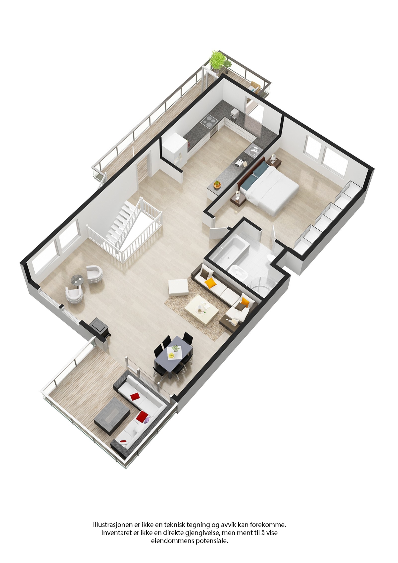 Plantegning plan 2 Galleribilde