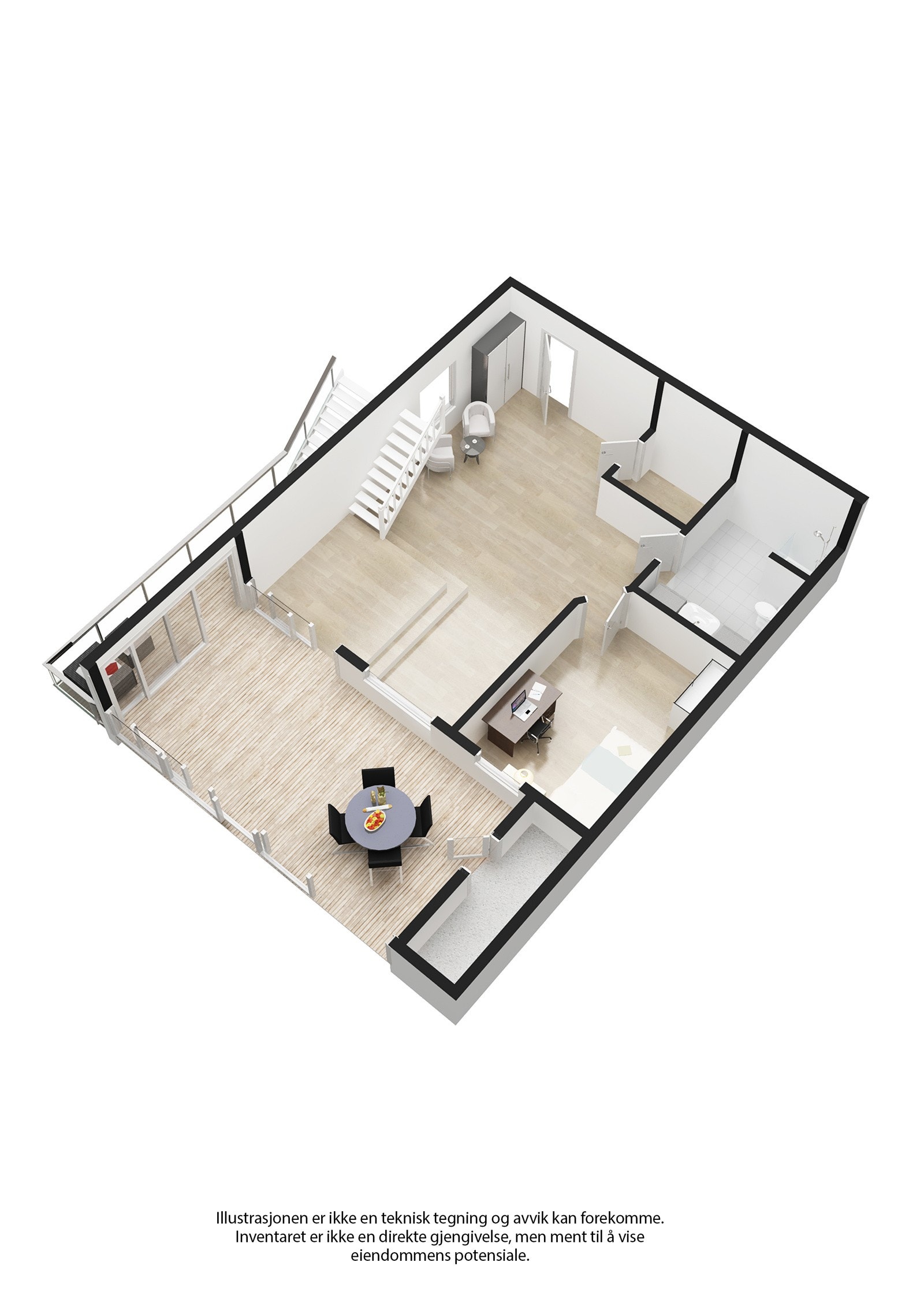 Plantegning plan 1 Galleribilde