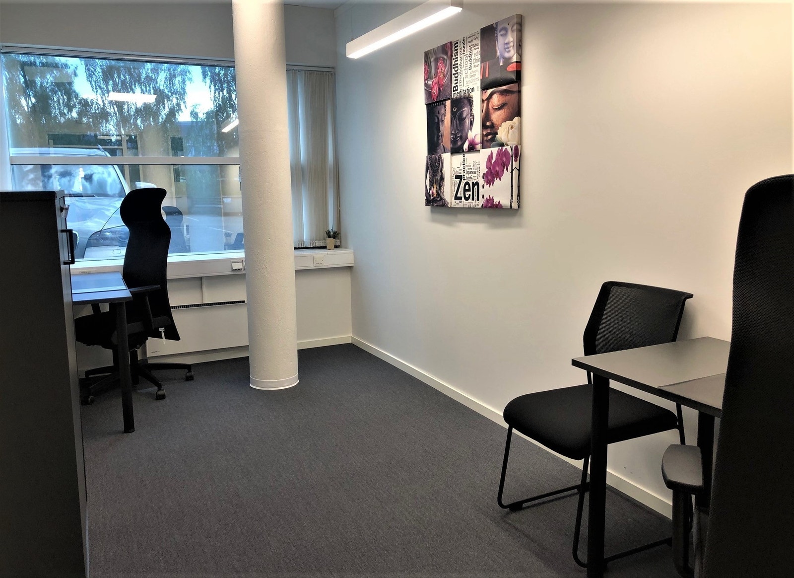 House of Business
Vi har kontorløsningen for deg!
Kun trygge cellekontorer og hyggelig miljø. Galleribilde