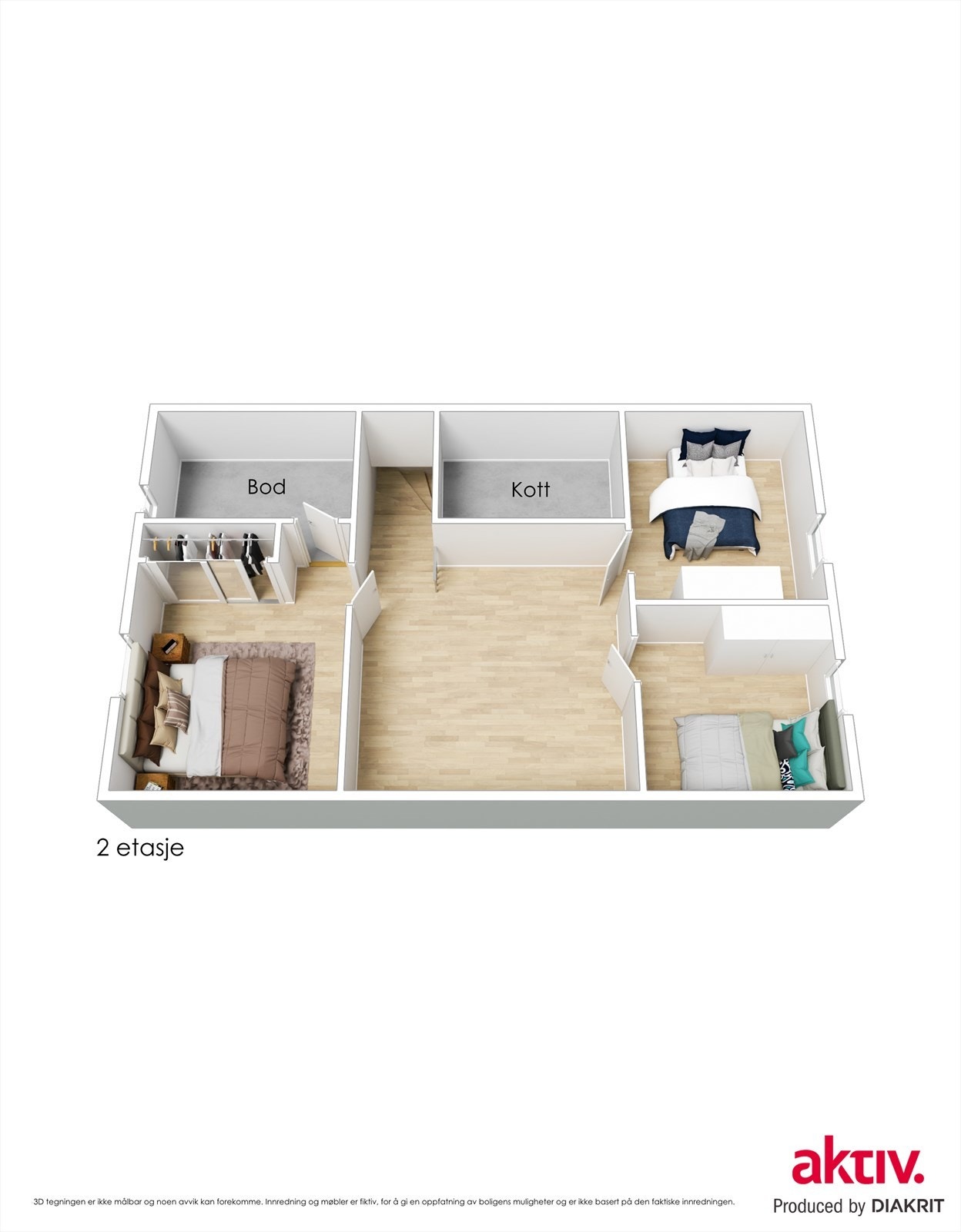 Plantegning 2 etasje Galleribilde