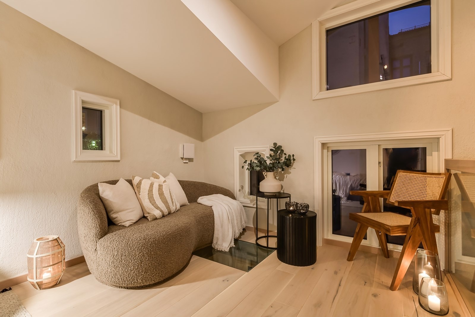 Stemningen blir lun og koselig her på kveldstid. Galleribilde