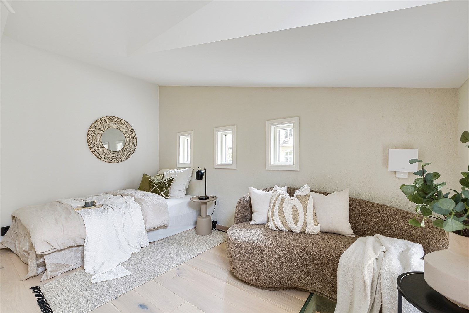 Soverommet kan innredes på ulike måter. Galleribilde