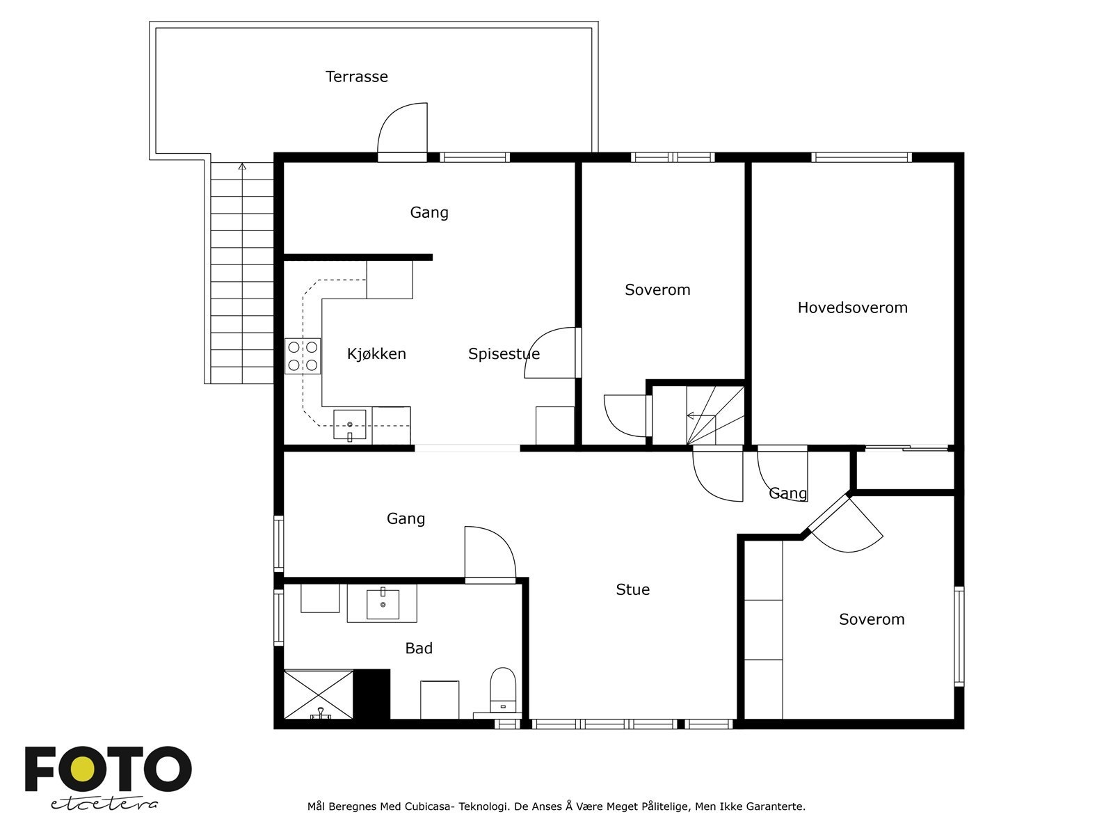 2. etasje. Veiledende planskisse - ikke målbar Galleribilde