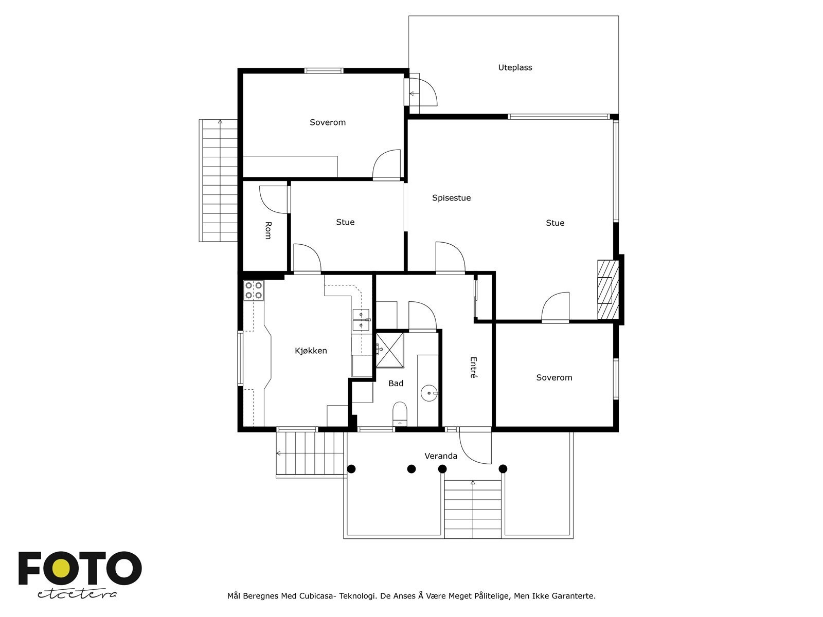 1. etasje. Veiledende planskisse - ikke målbar Galleribilde