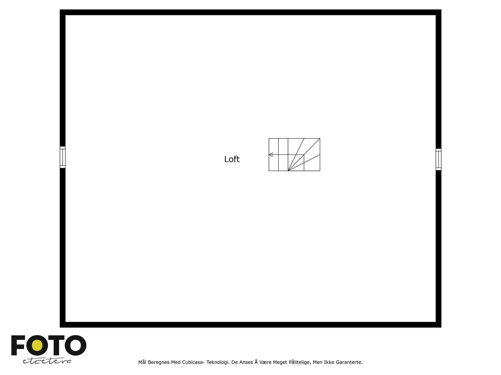 Loft. Veiledende planskisse - ikke målbar Galleribilde