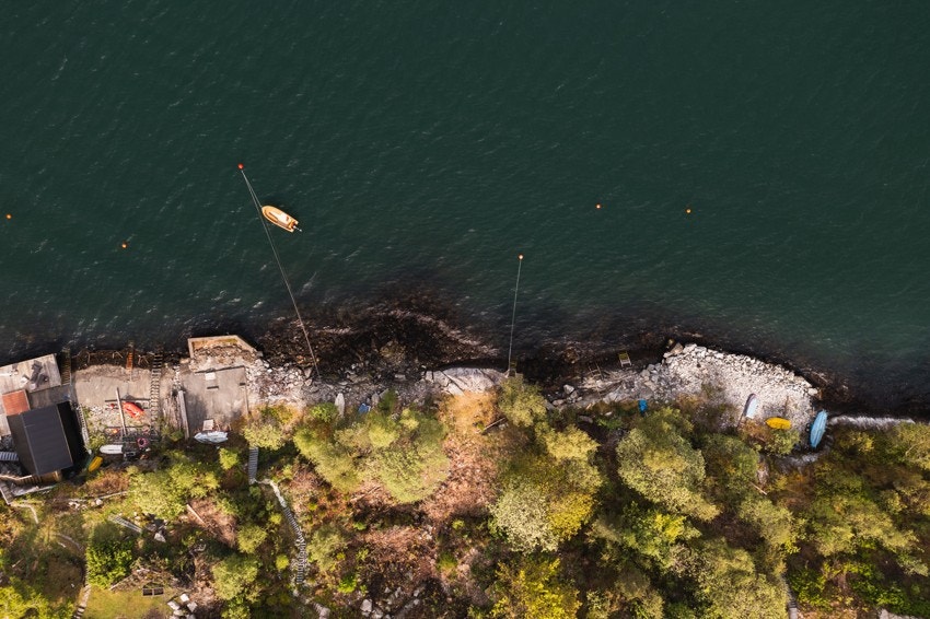 Oversiktsbilde av tomt. Galleribilde