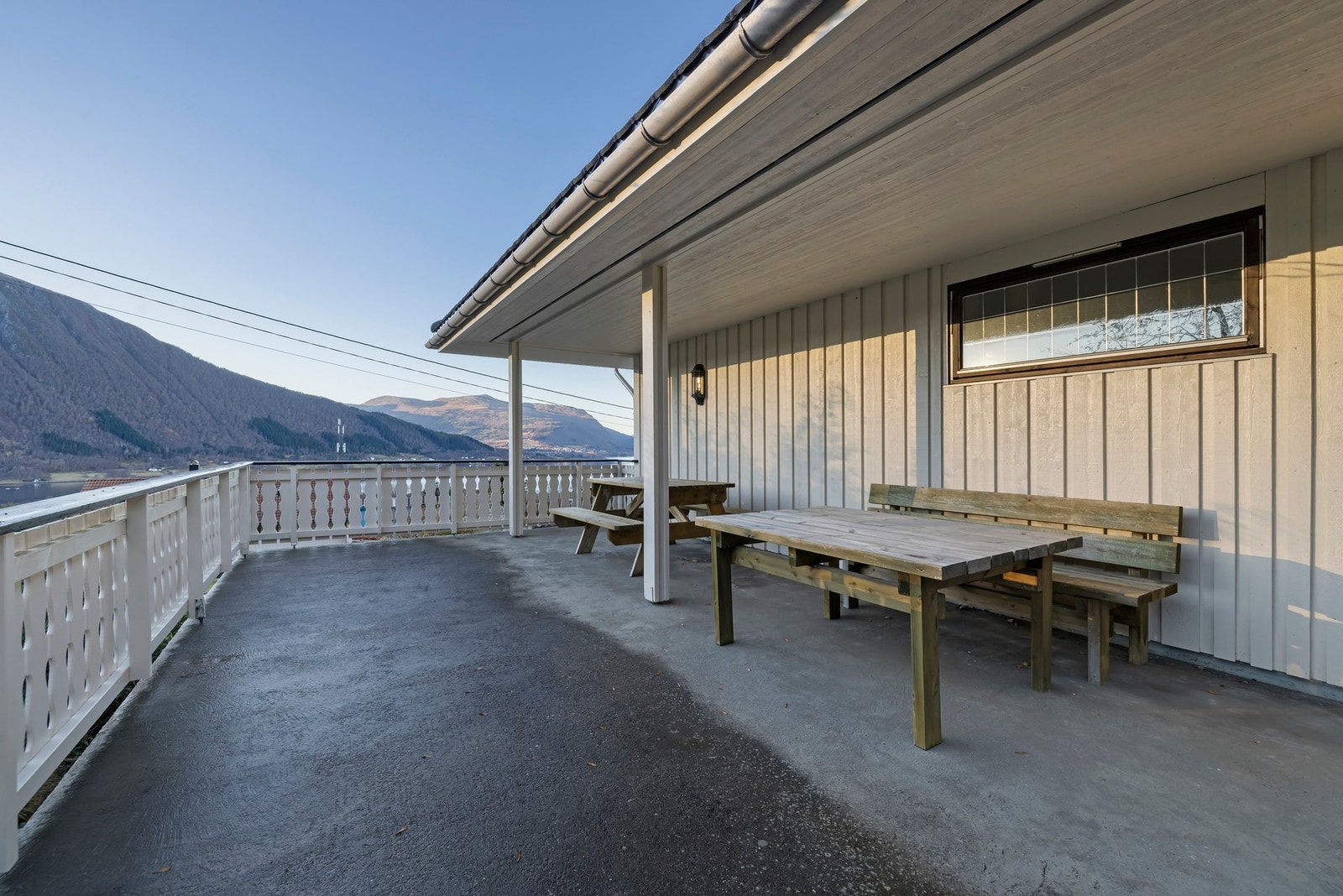Terrasse med utsikt Galleribilde