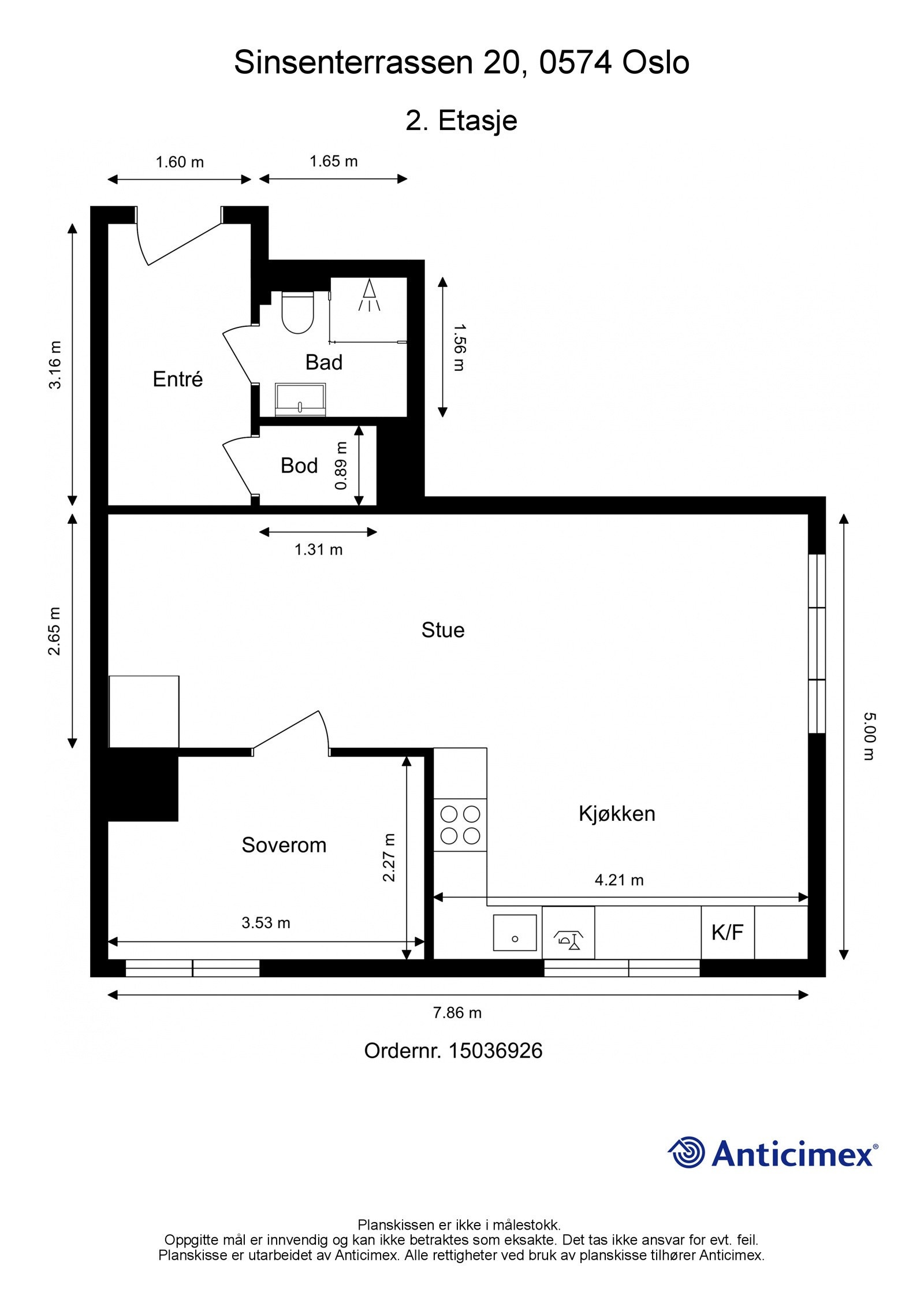 Planskisse. Galleribilde