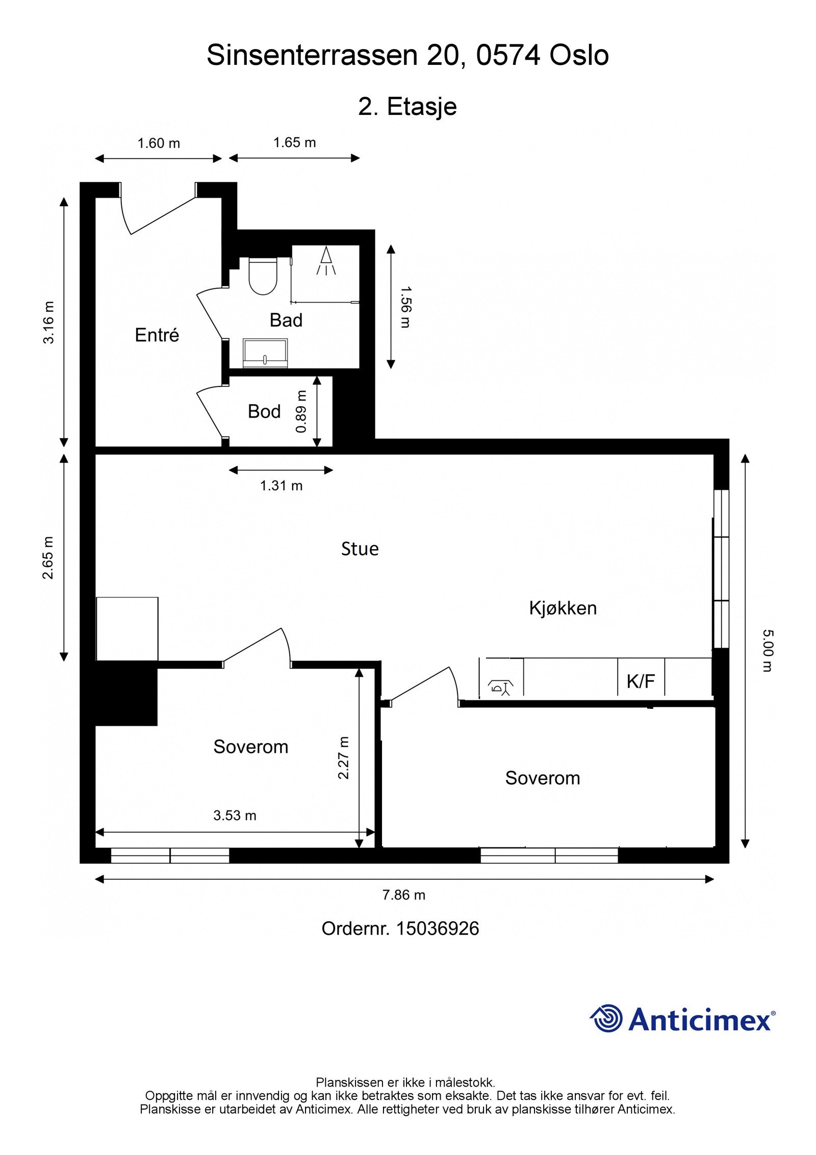 Alternativ planskisse. Galleribilde