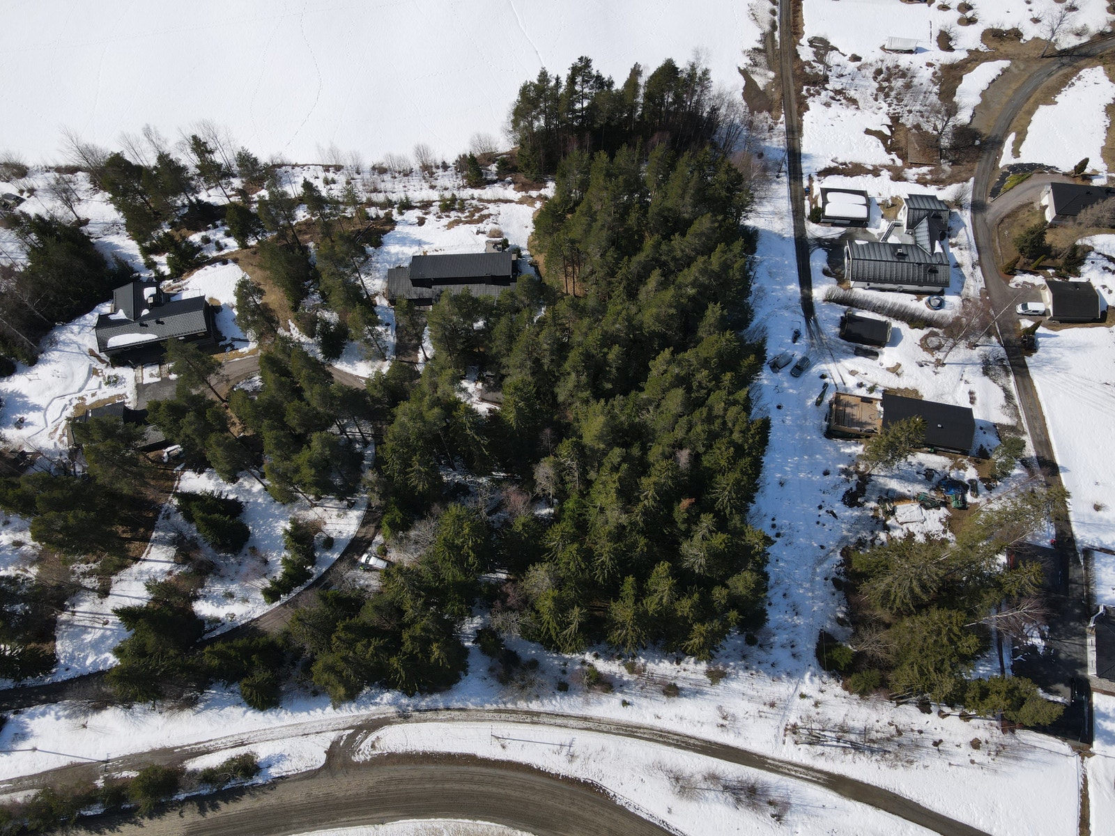 Dronebilde Galleribilde