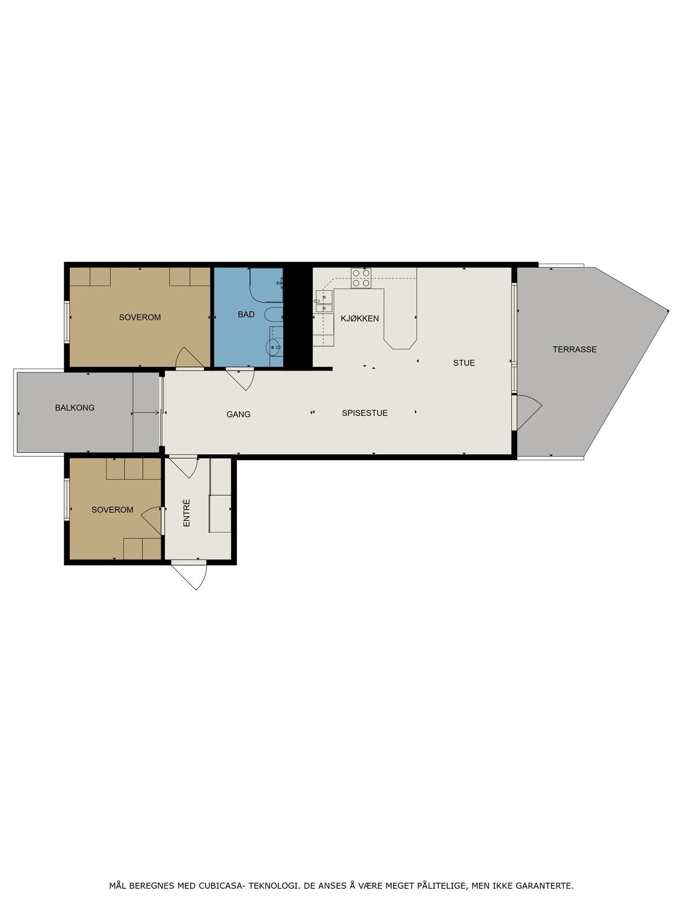 2D plantegning Galleribilde