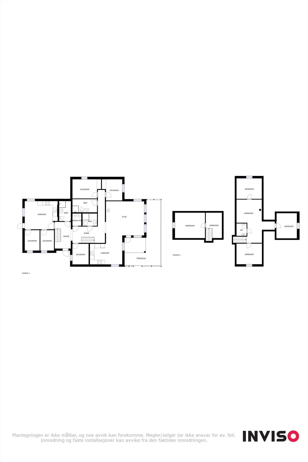Plantegning Galleribilde