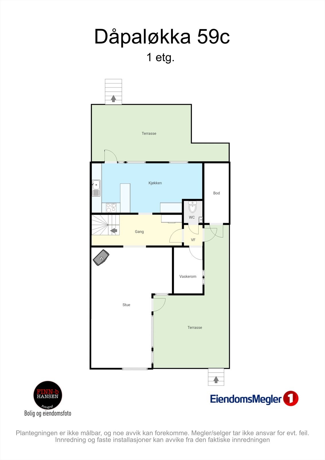 Plantegning - 1. etg. Galleribilde