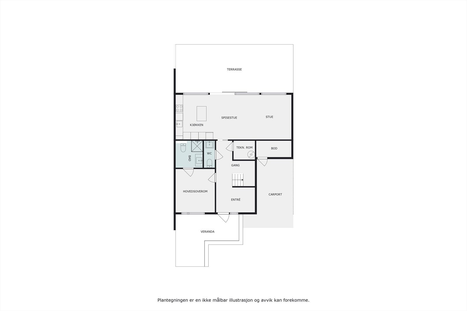 Plantegning Galleribilde