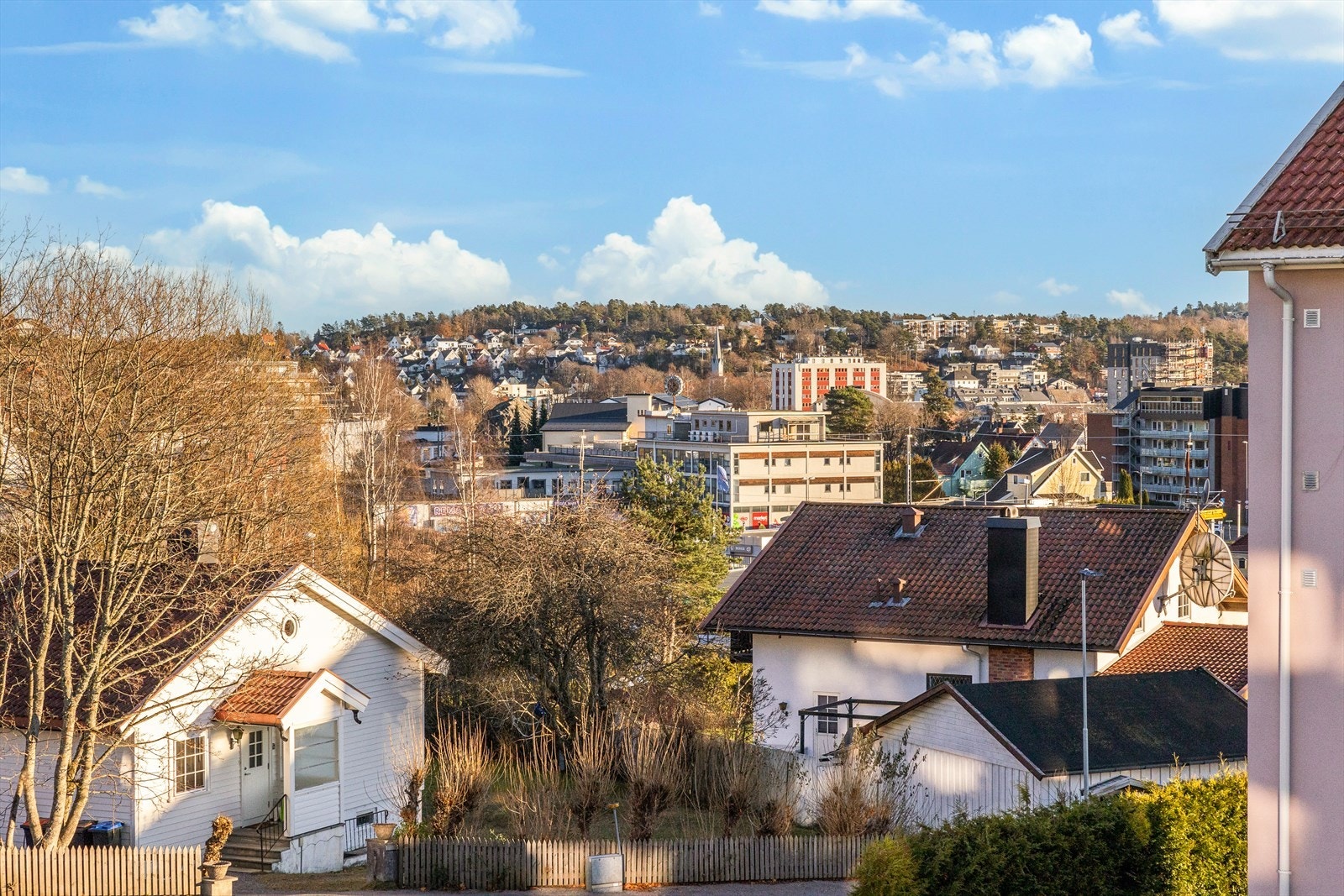 Utsikt fra balkong Galleribilde