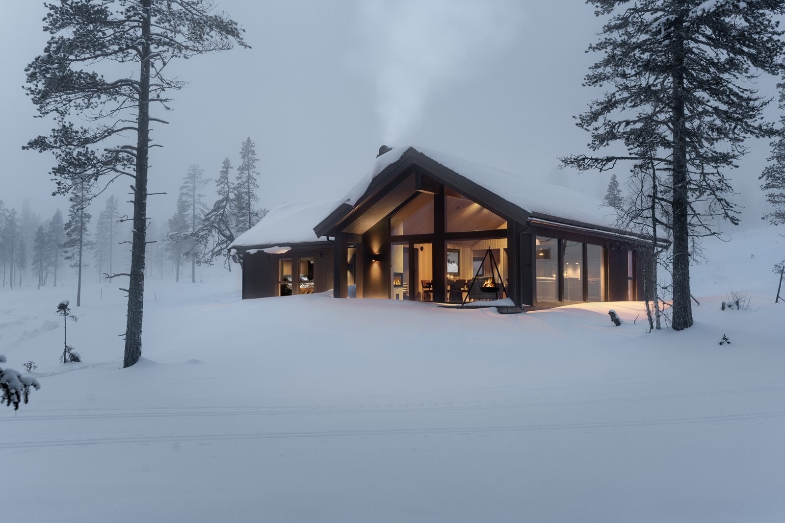 Velkommen til Høgsetra på Turufjell - Eksklusiv hytte fra Sjemmedalhytter - Hytta ligger på Høgsetra med ski inn ut alpint og langrenn Galleribilde