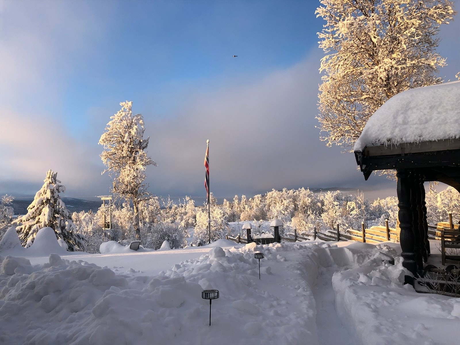 Vinterstemning Galleribilde