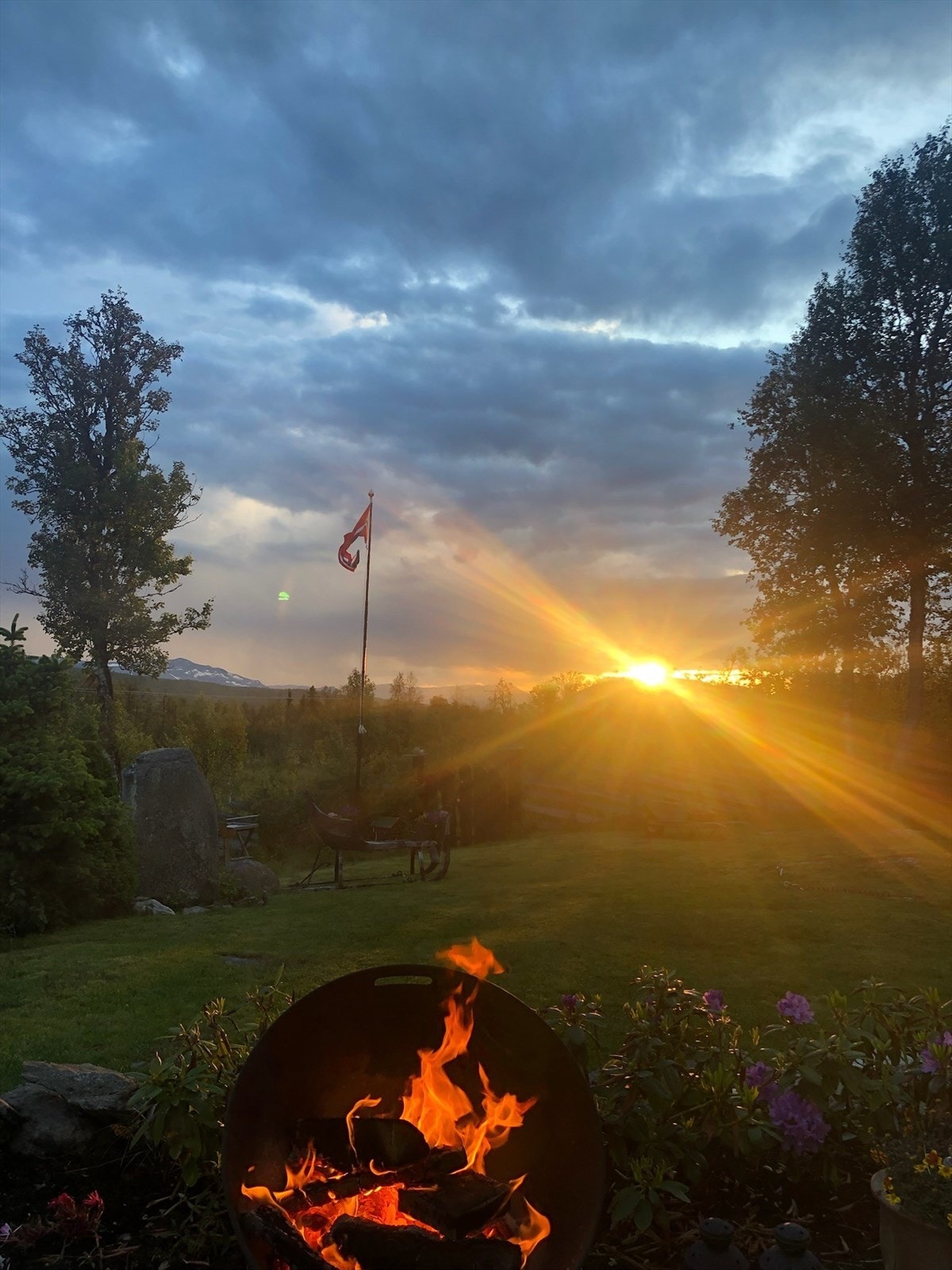 Selgers eget foto fra en fin sommerdag. Galleribilde