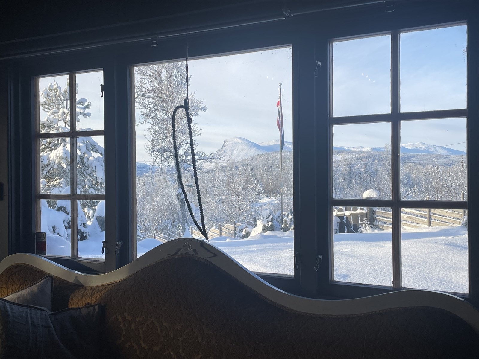 Fra stuevinduet Galleribilde