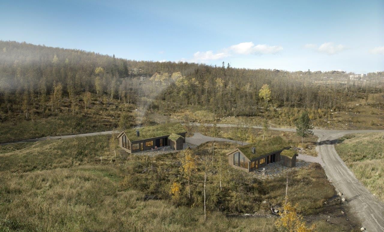 Solrikt beliggende på Kikut - Geilo Galleribilde