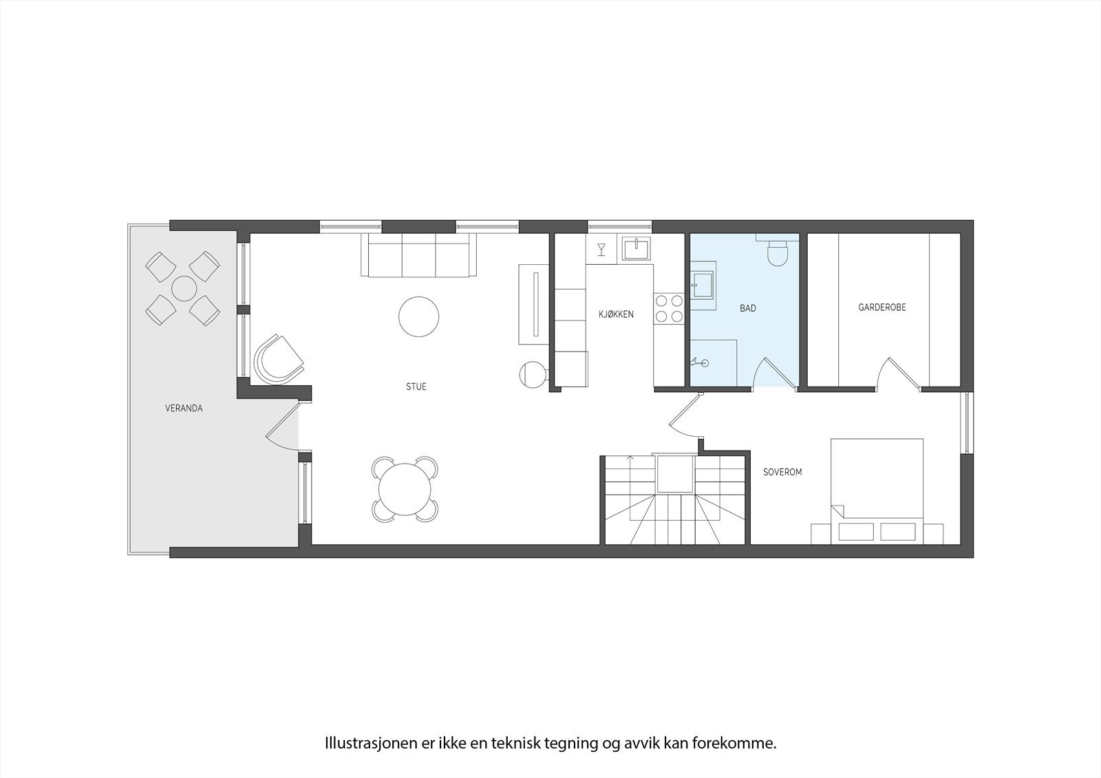 Plantegning 2. etg. Galleribilde
