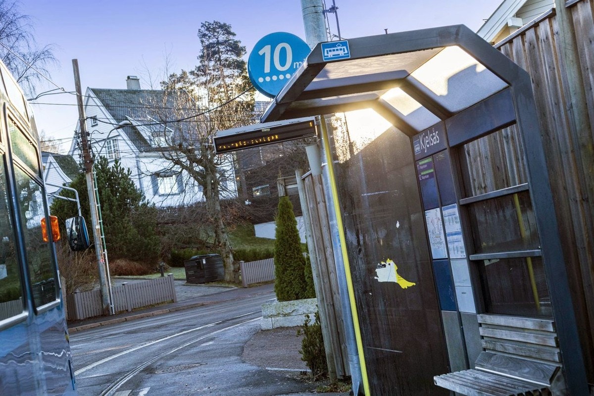 Nærmiljø - Endestasjon trikken er like i nærheten. Galleribilde