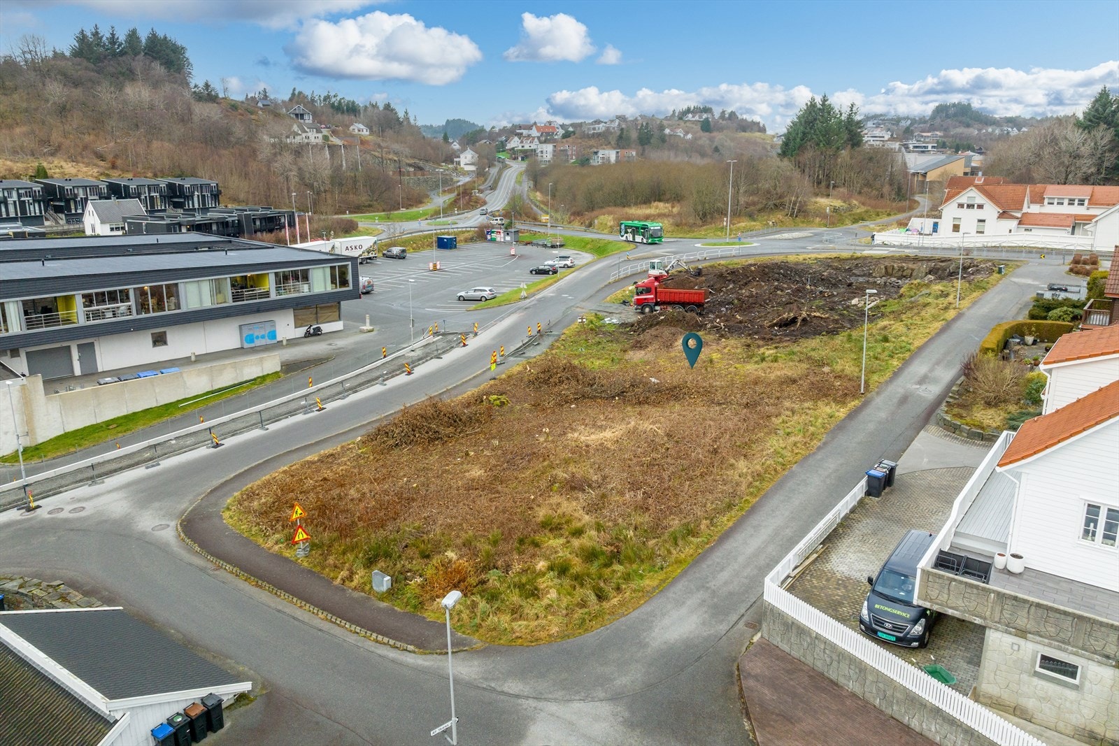 Tomten er regulert til boligformål Galleribilde