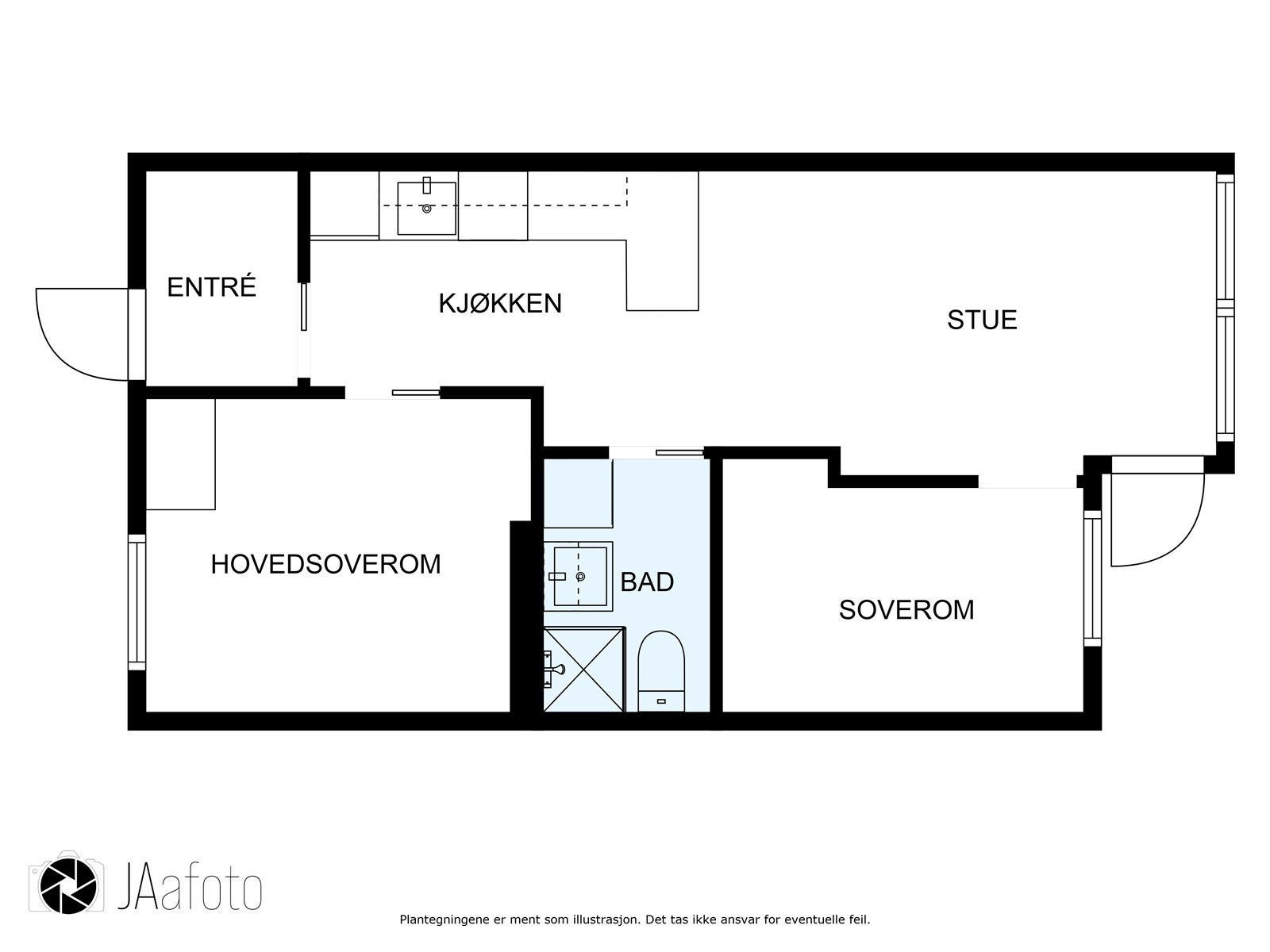 Plantegning Galleribilde