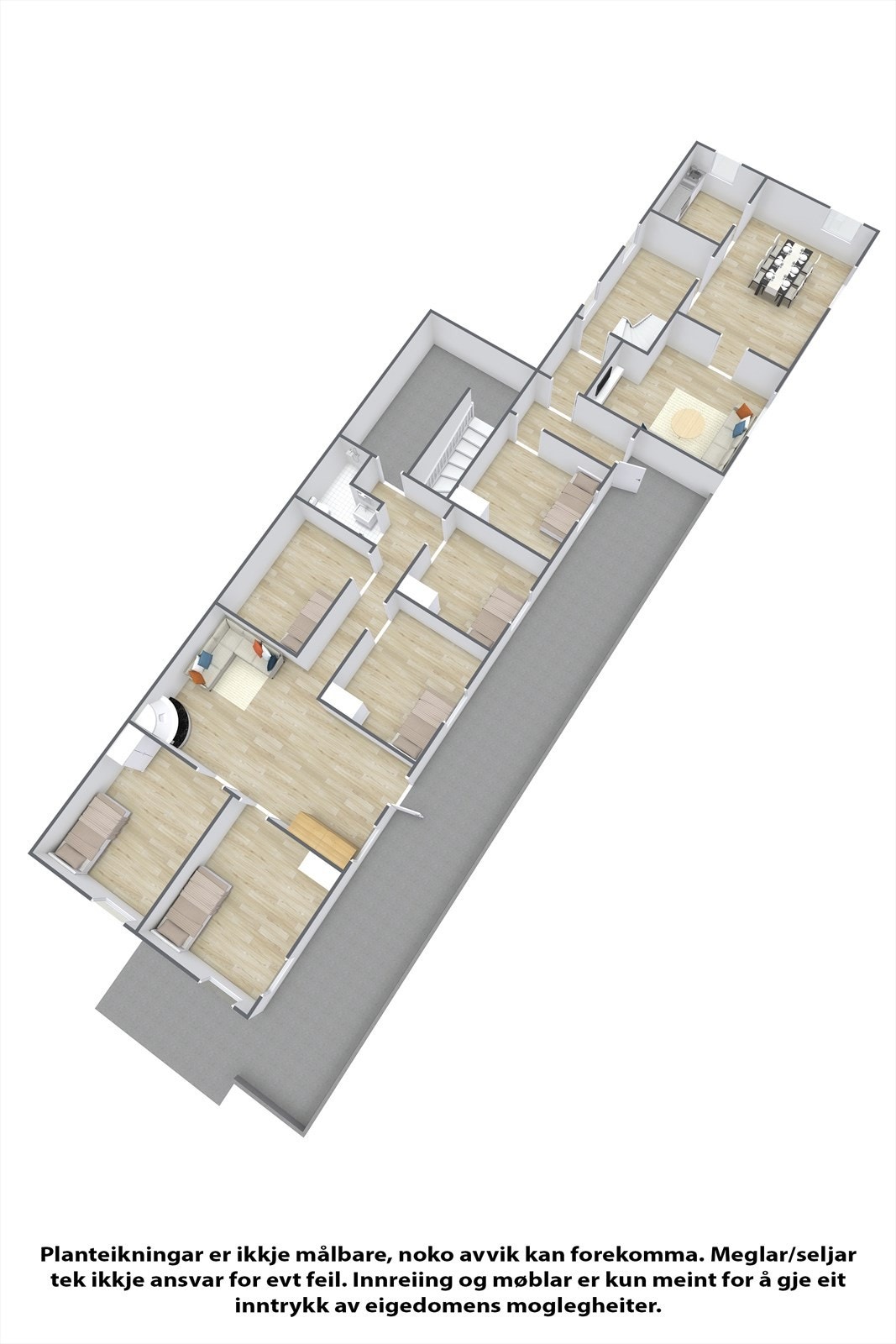 Planteikning 2. etasje. Galleribilde