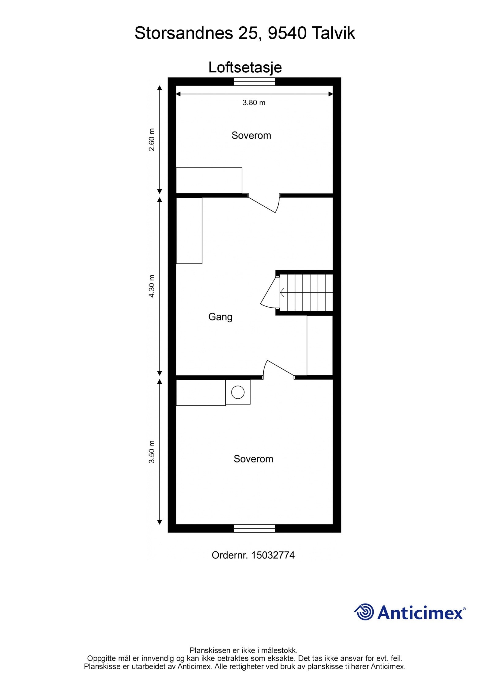 plantegning loft Galleribilde