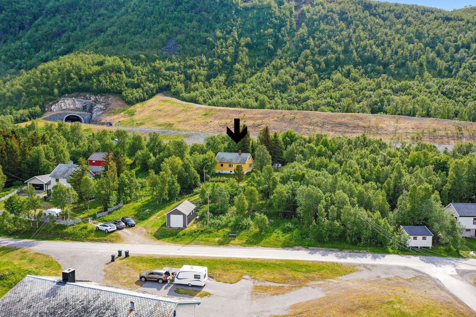 Eiendommen er på ca 38 mål Galleribilde