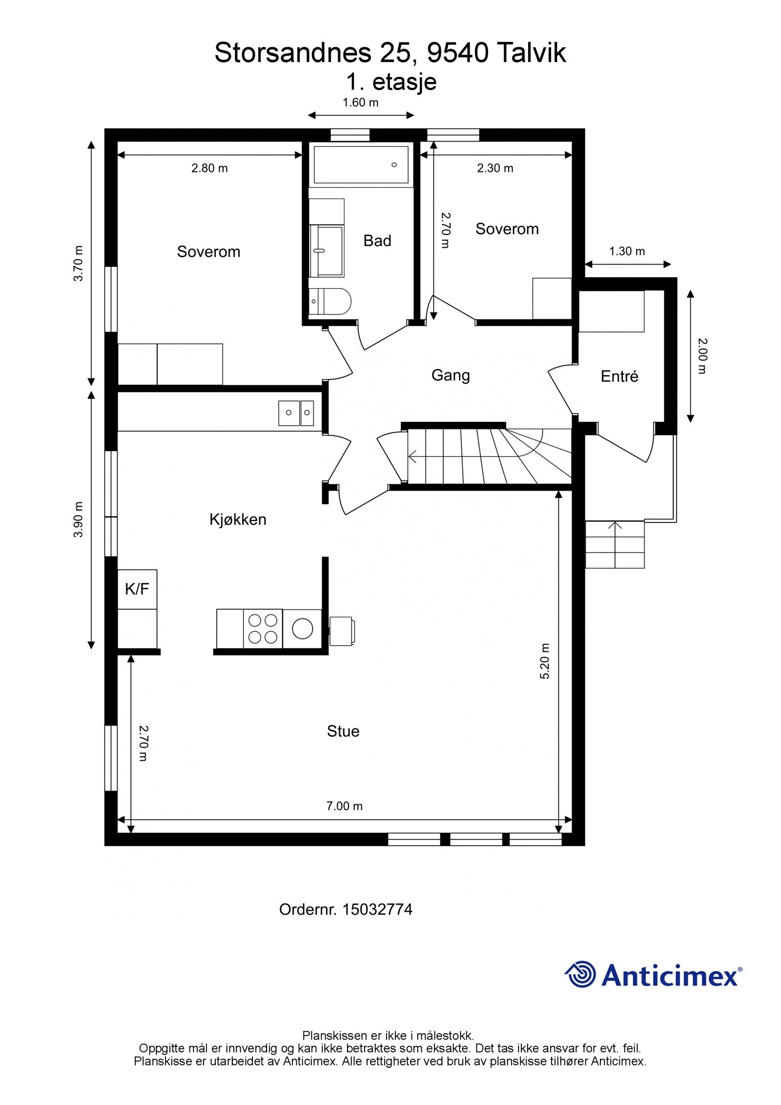 plantegning 1. etasje Galleribilde