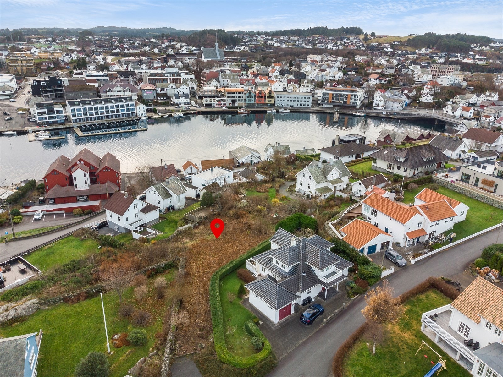 Boligtomt sentralt i Kopervik Galleribilde