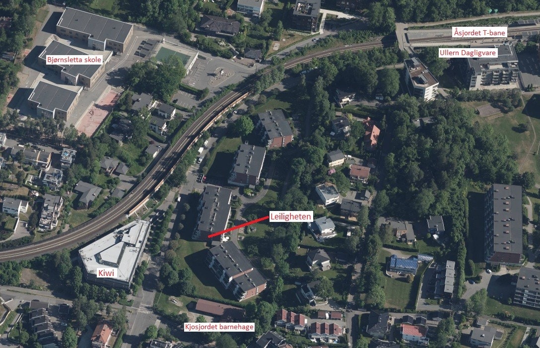 Oversikt over nærområdet. Galleribilde