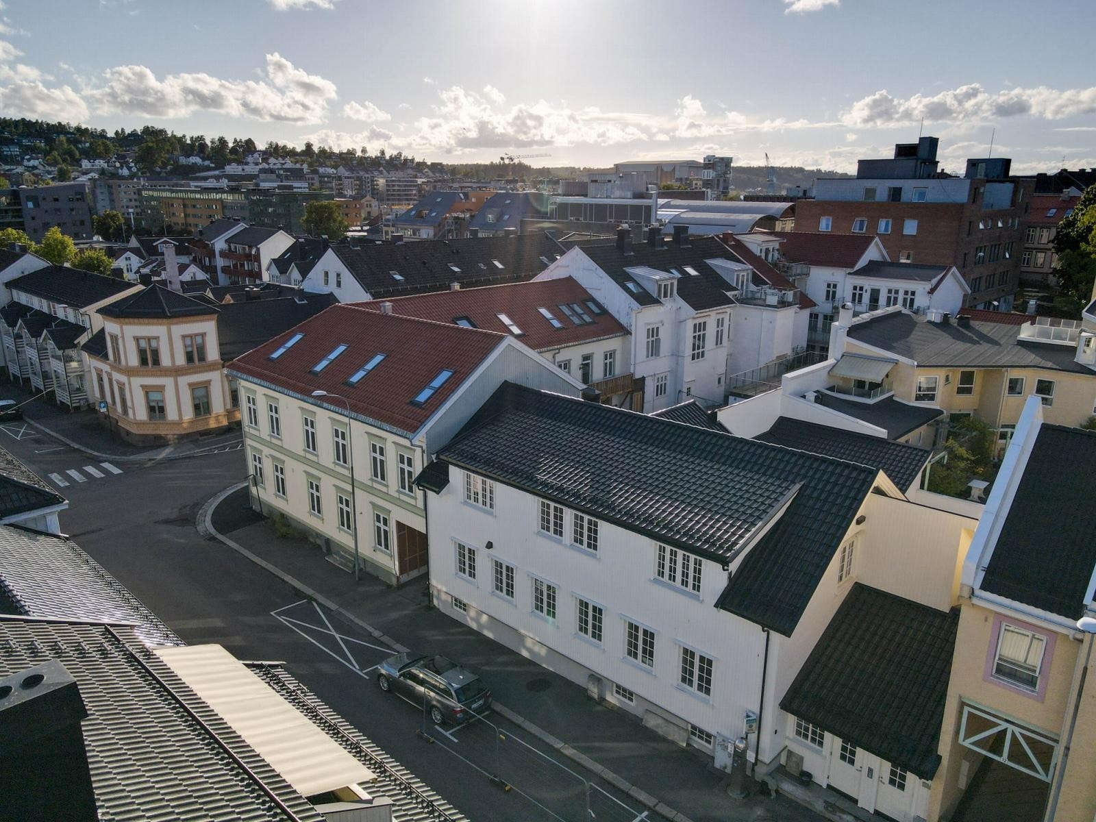 Fasade og inngangsparti Galleribilde